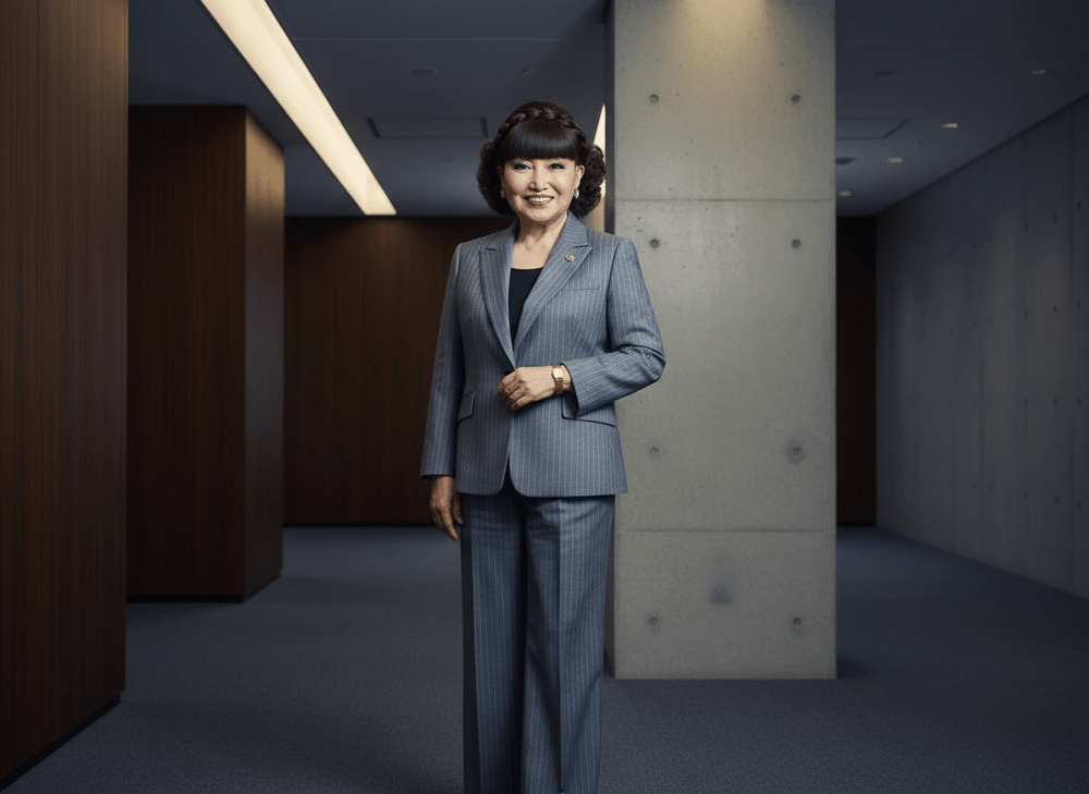 ピンストライプエレガントスーツ